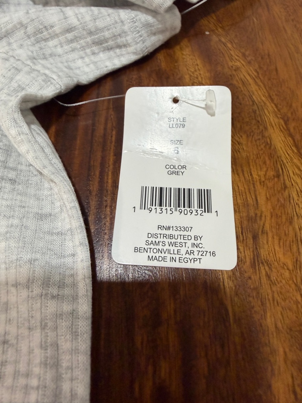 Loft Light Gray Two-Piece Lounge Pajama Set S - Picture 6 of 9
